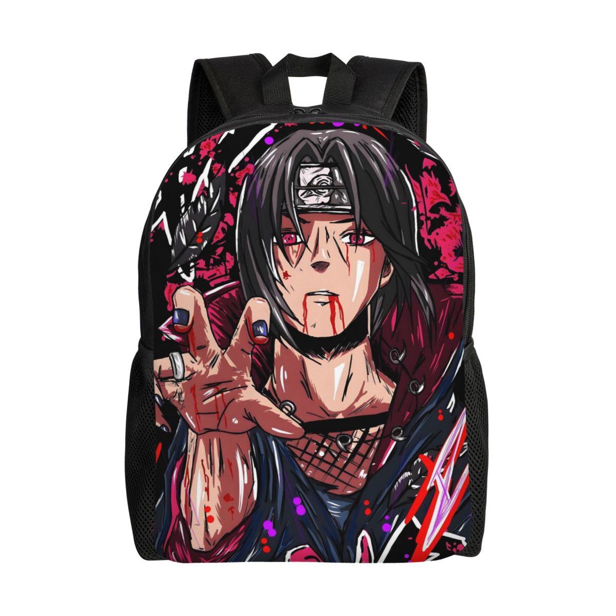 Laptop Accessories For College - Custom U-Uchihaes I-Itachies Cartoon Backpack for
