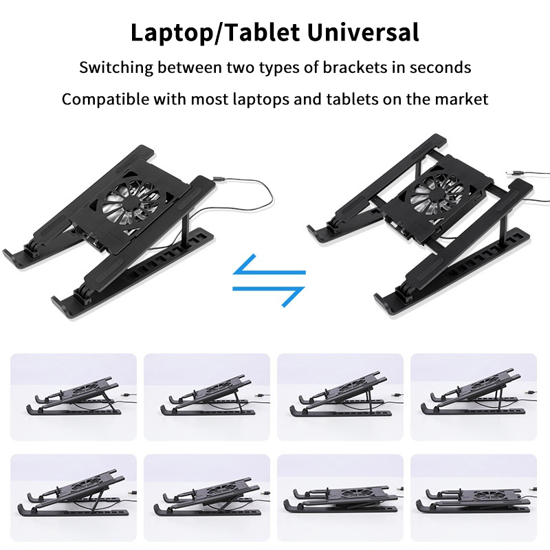 Laptop Cooler Base Stand Folda - огляд і ціна Laptop Accessories Cooling Pad