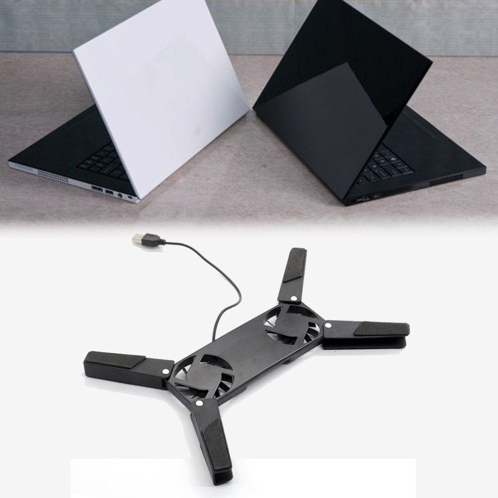 Hot Pad Stand Double Fans USB  - огляд і ціна Laptop Accessories Cooling Pad