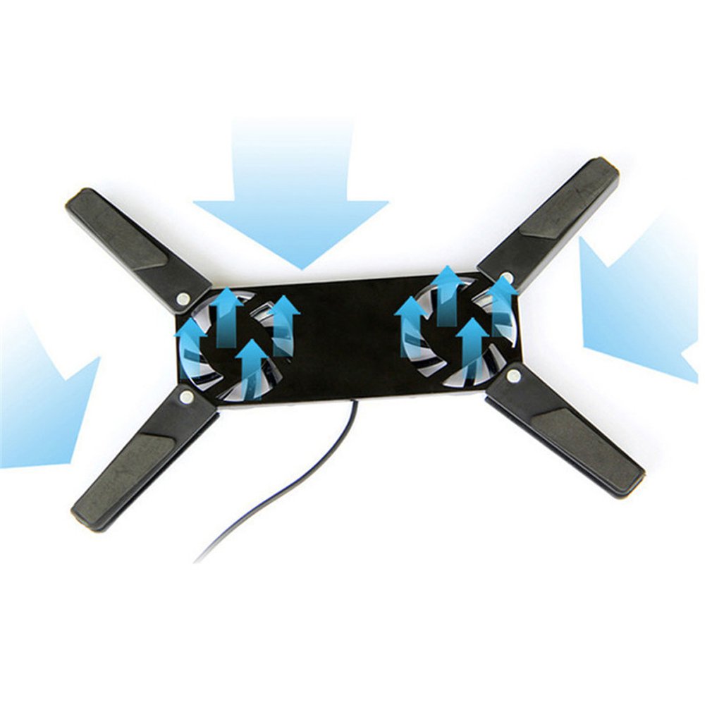Hot Pad Stand Double Fans USB  - огляд і ціна Laptop Accessories Cooling Pad