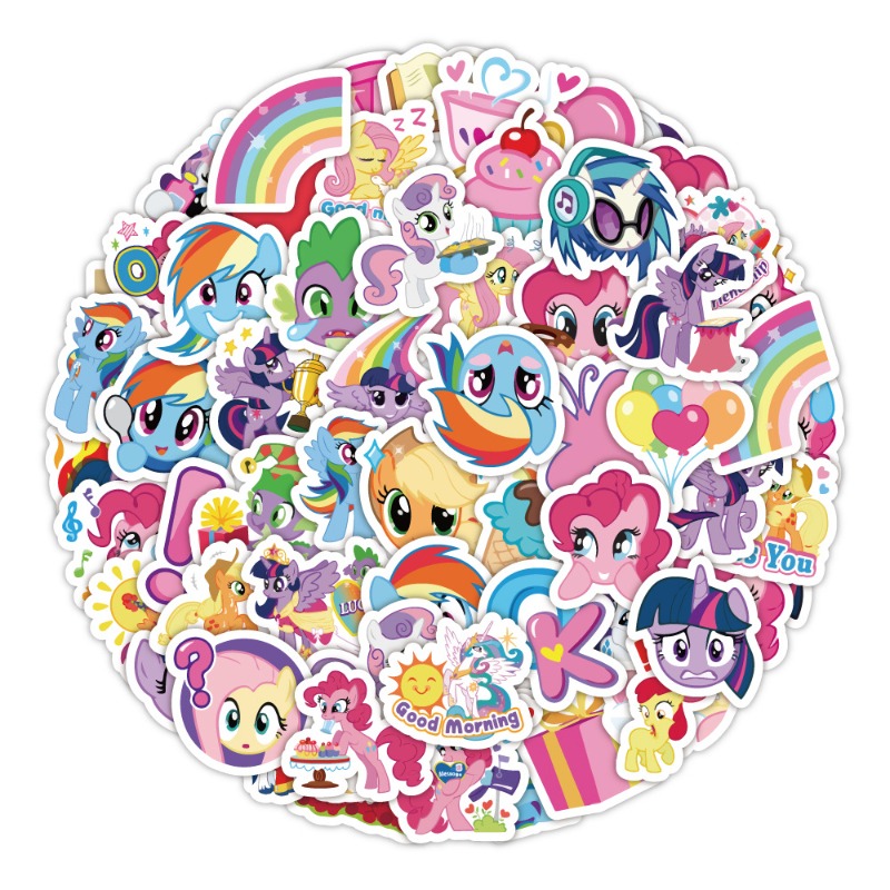 Cartoon My Little Pony Sticker - огляд і ціна Laptop Accessories Parts