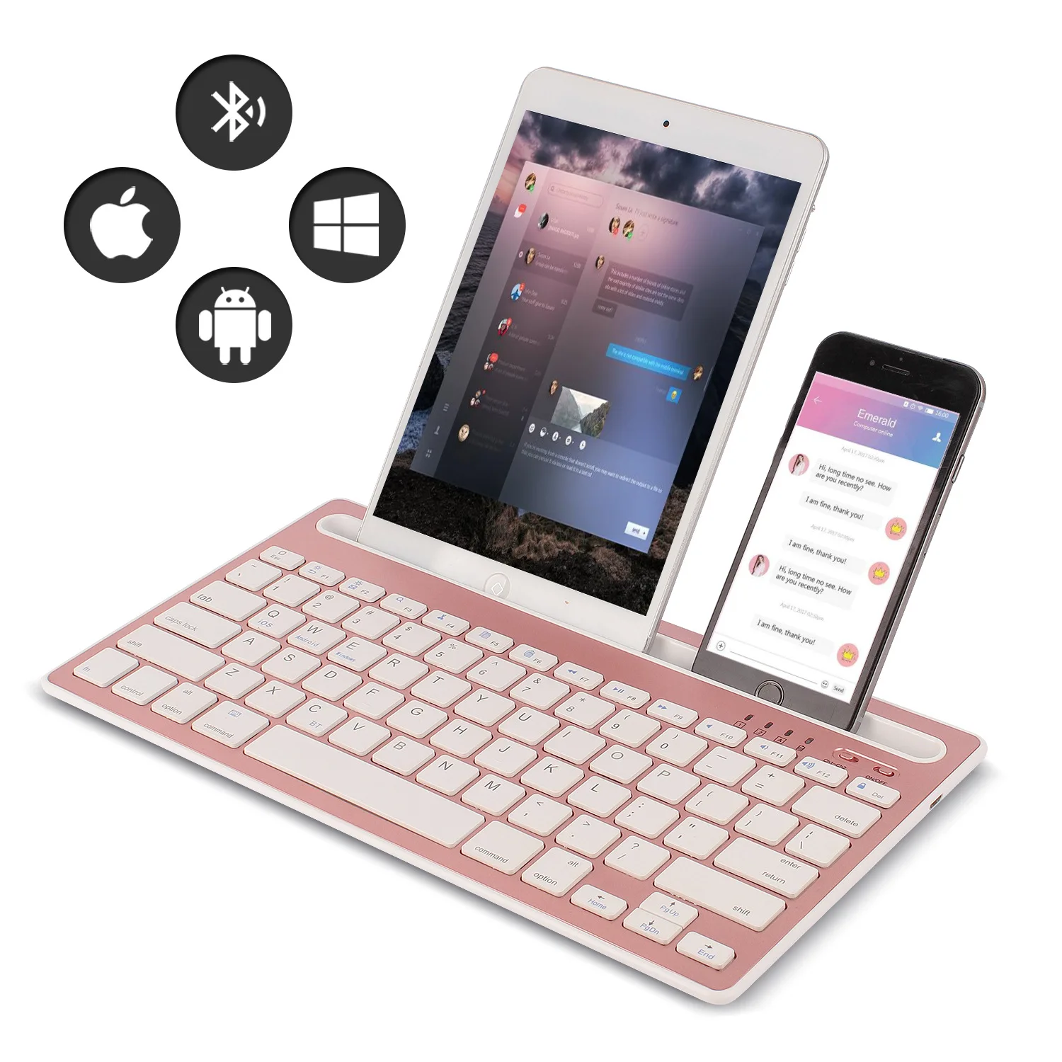 Bluetooth Keyboard Compatible  - огляд і ціна Laptop Accessories Holder