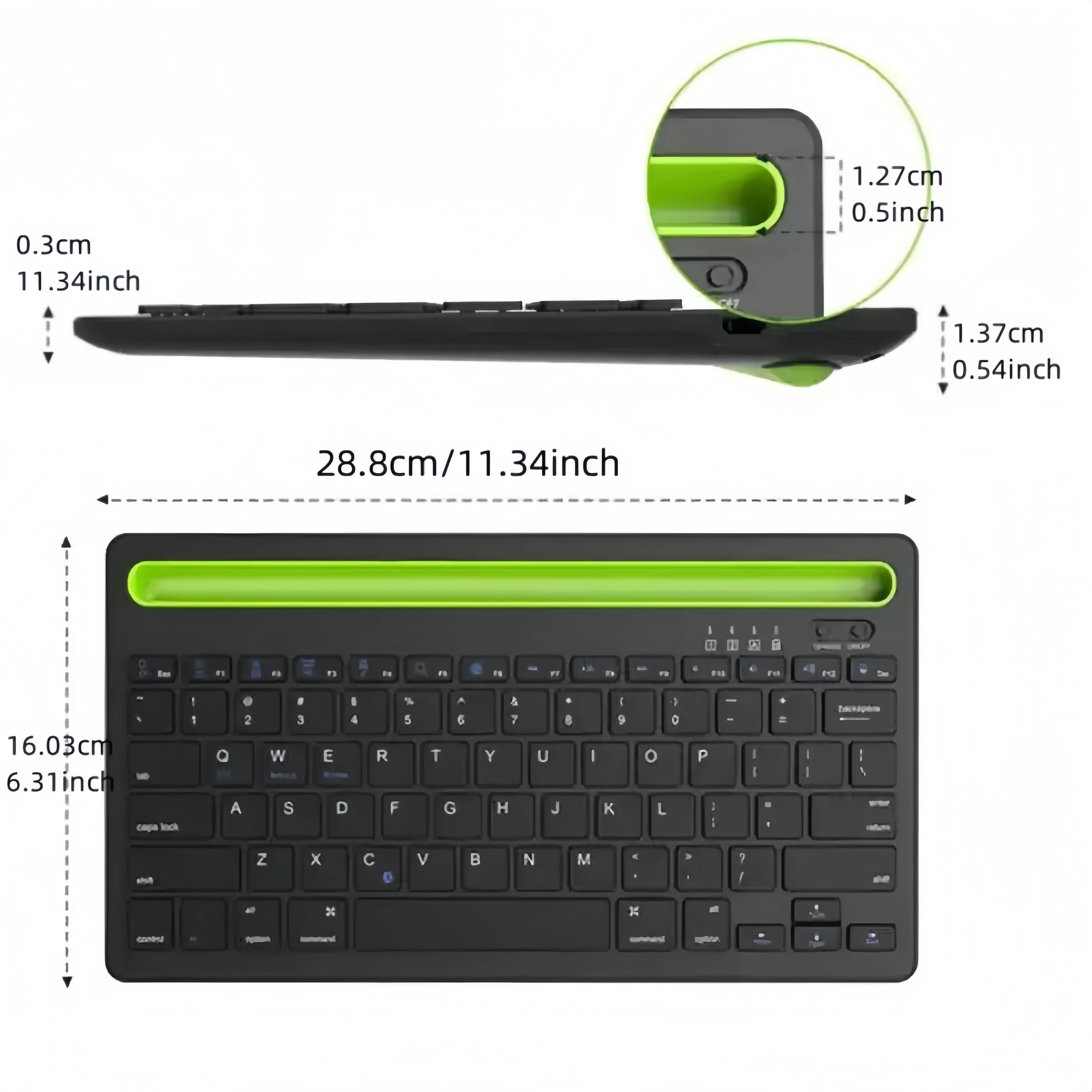Bluetooth Keyboard Compatible  - огляд і ціна Laptop Accessories Holder