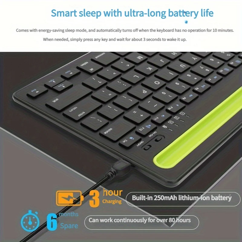 Bluetooth Keyboard Compatible  - огляд і ціна Laptop Accessories Holder