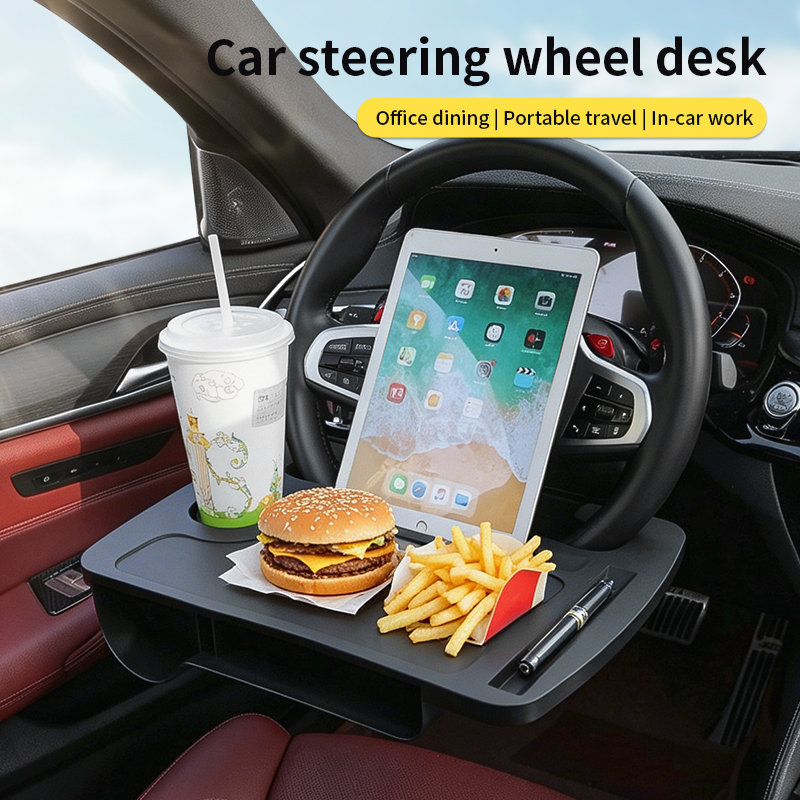 2-IN-1 Car Steering Wheel Tabl - огляд і ціна Laptop Accessories Holder