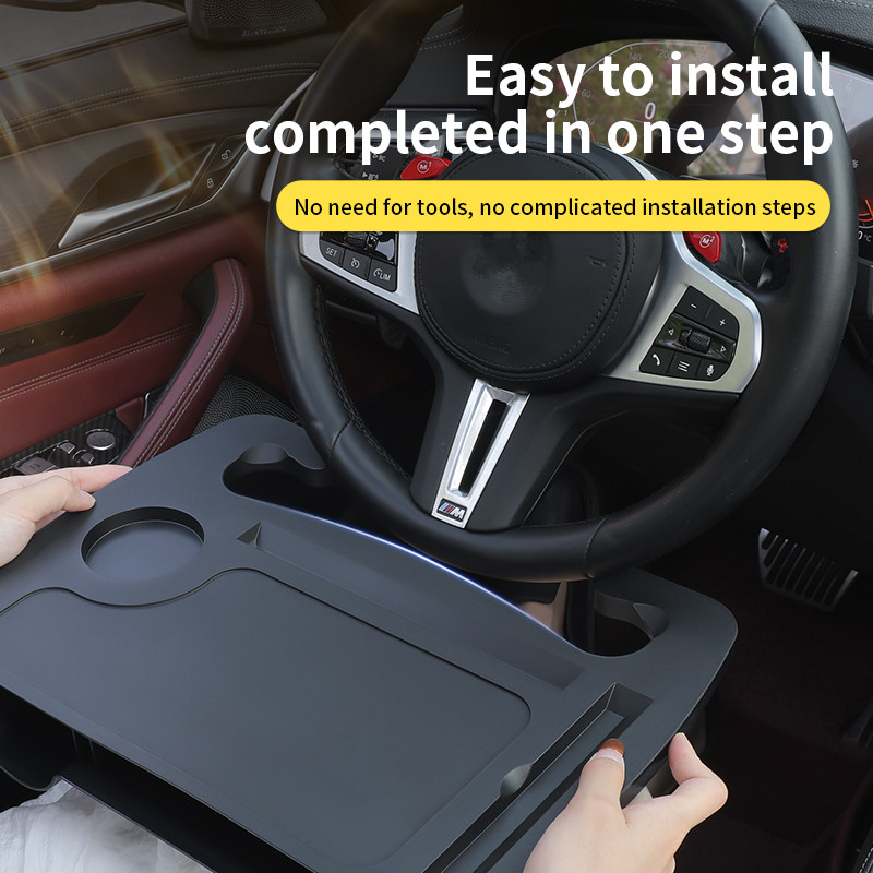 2-IN-1 Car Steering Wheel Tabl - огляд і ціна Laptop Accessories Holder