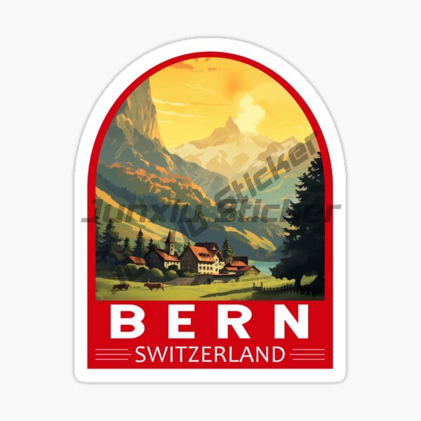 BERN SWITZERLAND Flag Car Stic - огляд і ціна Laptop Accessories Parts