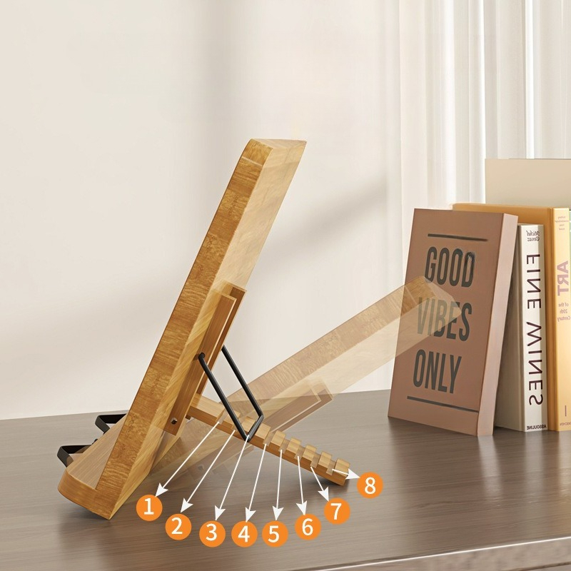 Wooden Reading Book Stand, Mul - огляд і ціна Laptop Accessories Holder