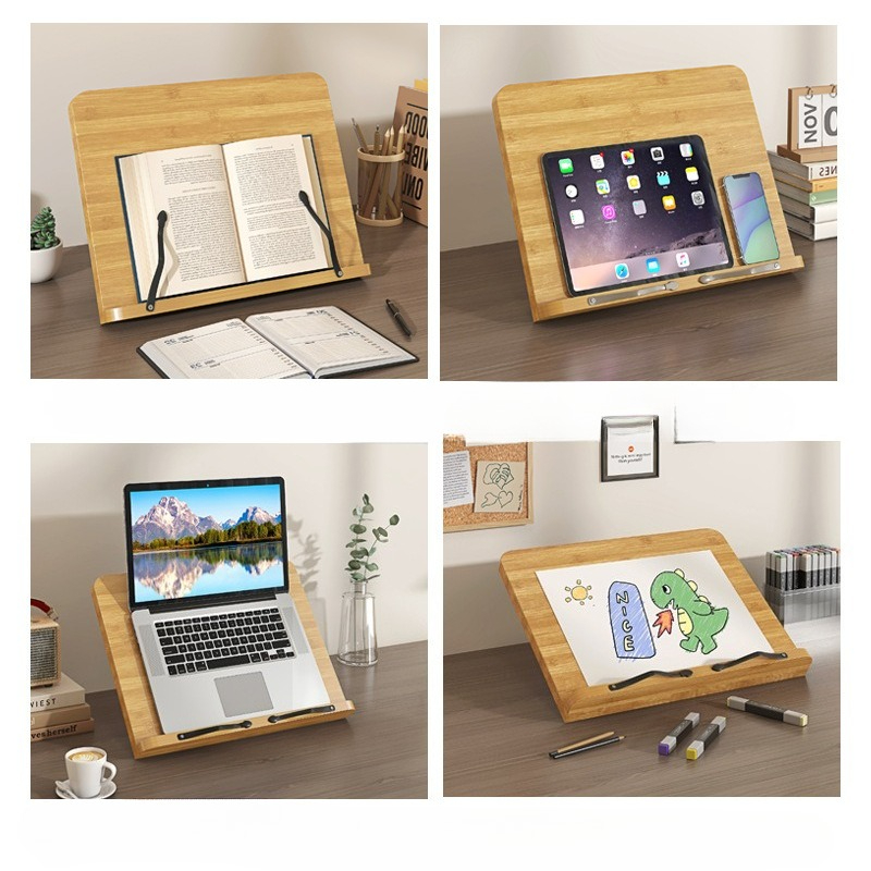 Wooden Reading Book Stand, Mul - огляд і ціна Laptop Accessories Holder