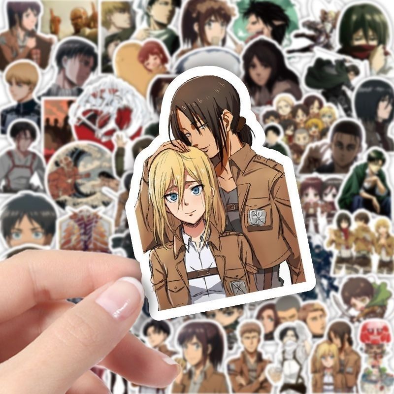 60Pcs Attack on Titan Anime St - огляд і ціна Laptop Accessories Parts