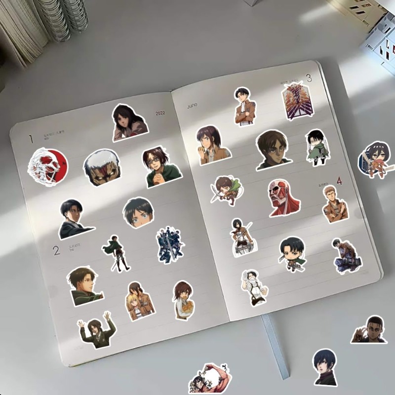 60Pcs Attack on Titan Anime St - огляд і ціна Laptop Accessories Parts