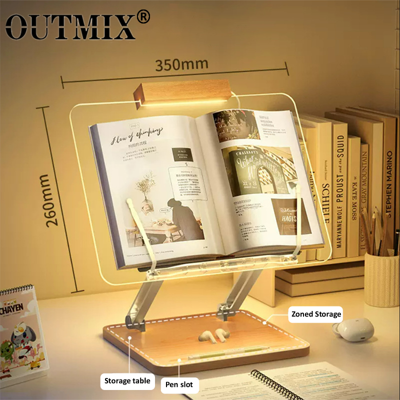 Wooden Reading Stand with Ligh - огляд і ціна Laptop Accessories Holder
