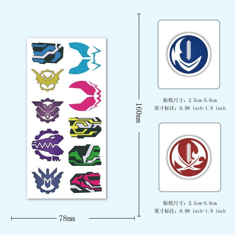 60 Sheets Kamen Rider Logo Sti - огляд і ціна Laptop Accessories Parts